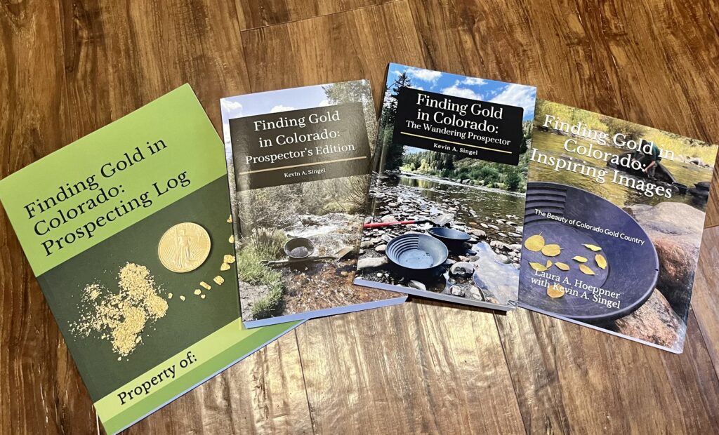 All four Finding Gold in Colorado books